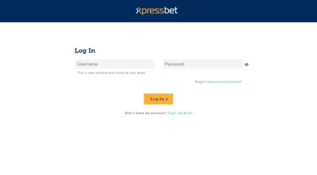 xpressbet secure login|About .